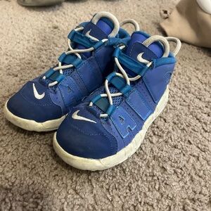 Nike Kids Royal Blue Air Uptempo Sneakers